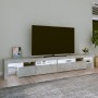 TV-Schrank mit LED-Leuchten betongrau 260x36,5x40 cm von vidaXL, TV-Möbel - Ref: Foro24-3152821, Preis: 151,54 €, Rabatt: %