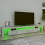 TV cabinet with LED lights concrete gray 260x36.5x40 cm by vidaXL, TV Furniture - Ref: Foro24-3152821, Price: 151,31 €, Disco...