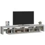 TV cabinet with LED lights concrete gray 260x36.5x40 cm by vidaXL, TV Furniture - Ref: Foro24-3152821, Price: 151,31 €, Disco...