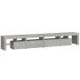 Mueble de TV con luces LED gris hormigón 260x36,5x40 cm de vidaXL, Muebles TV - Ref: Foro24-3152821, Precio: 153,15 €