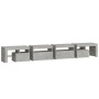 Mueble de TV con luces LED gris hormigón 260x36,5x40 cm de vidaXL, Muebles TV - Ref: Foro24-3152821, Precio: 153,15 €