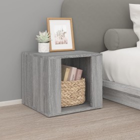 Mesita de noche madera contrachapada gris Sonoma 41x40x36 cm de vidaXL, Mesitas de noche - Ref: Foro24-816550, Precio: 30,89 ...