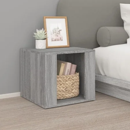 Bedside table made of gray Sonoma plywood, measuring 41x40x36 cm. by vidaXL, Nightstands - Ref: Foro24-816550, Price: 30,50 €...
