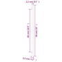 Tiradores para armarios 20 uds acero inoxidable dorado 480 mm