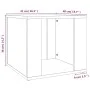 Bedside table made of gray Sonoma plywood, measuring 41x40x36 cm. by vidaXL, Nightstands - Ref: Foro24-816550, Price: 30,50 €...