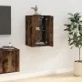 Smoked oak wall TV cabinet 40x34.5x60 cm by vidaXL, TV Furniture - Ref: Foro24-816666, Price: 40,56 €, Discount: %