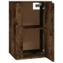 Smoked oak wall TV cabinet 40x34.5x60 cm by vidaXL, TV Furniture - Ref: Foro24-816666, Price: 40,56 €, Discount: %