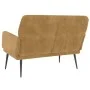 Braune Samtbank 108x79x79 cm von vidaXL, Banken - Ref: Foro24-351421, Preis: 141,44 €, Rabatt: %