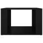 Schwarzer Nachttisch aus Sperrholz, 57 x 55 x 36 cm von vidaXL, Nachttische - Ref: Foro24-816553, Preis: 33,86 €, Rabatt: %