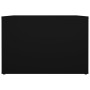 Mesita de noche madera contrachapada negro 57x55x36 cm de vidaXL, Mesitas de noche - Ref: Foro24-816553, Precio: 34,15 €, Des...