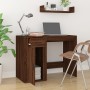 Schreibtisch aus braunem Eichensperrholz 100x49x75 cm von vidaXL, Schreibtische - Ref: Foro24-816791, Preis: 80,24 €, Rabatt: %