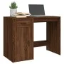 Brown oak plywood desk 100x49x75 cm by vidaXL, Desks - Ref: Foro24-816791, Price: 78,64 €, Discount: %