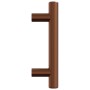 Tiradores para armarios 20 uds acero inoxidable bronce 64 mm