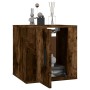 Wand-TV-Schränke, 2 Stück, geräucherte Eiche, 40 x 34,5 x 40 cm von vidaXL, TV-Möbel - Ref: Foro24-816651, Preis: 51,96 €, Ra...