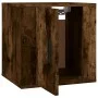 Wand-TV-Schränke, 2 Stück, geräucherte Eiche, 40 x 34,5 x 40 cm von vidaXL, TV-Möbel - Ref: Foro24-816651, Preis: 51,36 €, Ra...