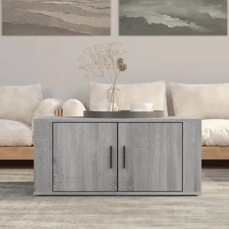 Sonoma-Couchtisch aus grauem Sperrholz, 80 x 50 x 36 cm von vidaXL, Couchtisch - Ref: Foro24-816518, Preis: 58,44 €, Rabatt: %