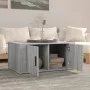 Sonoma-Couchtisch aus grauem Sperrholz, 80 x 50 x 36 cm von vidaXL, Couchtisch - Ref: Foro24-816518, Preis: 58,44 €, Rabatt: %