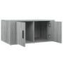 Sonoma-Couchtisch aus grauem Sperrholz, 80 x 50 x 36 cm von vidaXL, Couchtisch - Ref: Foro24-816518, Preis: 59,10 €, Rabatt: %