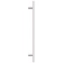 Tiradores para armarios 10 uds acero inoxidable plateado 224 mm