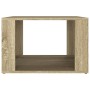 Mesita de noche madera contrachapada roble Sonoma 57x55x36 cm de vidaXL, Mesitas de noche - Ref: Foro24-816555, Precio: 35,44...