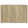 Mesita de noche madera contrachapada roble Sonoma 57x55x36 cm de vidaXL, Mesitas de noche - Ref: Foro24-816555, Precio: 35,44...