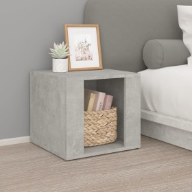 Concrete gray plywood bedside table 41x40x36 cm by vidaXL, Nightstands - Ref: Foro24-816548, Price: 37,26 €, Discount: %