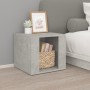 Betongrauer Nachttisch aus Sperrholz, 41 x 40 x 36 cm von vidaXL, Nachttische - Ref: Foro24-816548, Preis: 37,26 €, Rabatt: %
