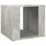 Betongrauer Nachttisch aus Sperrholz, 41 x 40 x 36 cm von vidaXL, Nachttische - Ref: Foro24-816548, Preis: 37,26 €, Rabatt: %