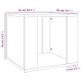 Betongrauer Nachttisch aus Sperrholz, 41 x 40 x 36 cm von vidaXL, Nachttische - Ref: Foro24-816548, Preis: 37,26 €, Rabatt: %