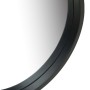 Espejo de pared con correa negro 40 cm