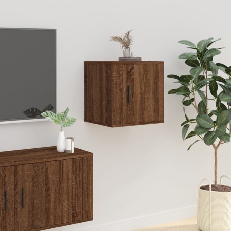 Wand-TV-Möbel aus brauner Eiche 40x34,5x40 cm von vidaXL, TV-Möbel - Ref: Foro24-816654, Preis: 30,64 €, Rabatt: %