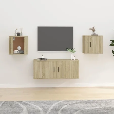 Muebles para TV de pared 2 uds roble Sonoma 40x34,5x40 cm de vidaXL, Muebles TV - Ref: Foro24-816647, Precio: 41,31 €, Descue...