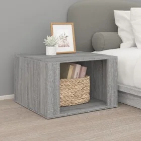 Mesita de noche madera contrachapada gris Sonoma 57x55x36 cm de vidaXL, Mesitas de noche - Ref: Foro24-816558, Precio: 35,47 ...