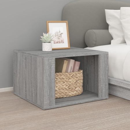 Mesita de noche madera contrachapada gris Sonoma 57x55x36 cm de vidaXL, Mesitas de noche - Ref: Foro24-816558, Precio: 35,80 ...