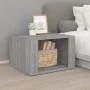 Mesita de noche madera contrachapada gris Sonoma 57x55x36 cm de vidaXL, Mesitas de noche - Ref: Foro24-816558, Precio: 35,43 ...