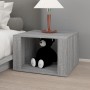 Mesita de noche madera contrachapada gris Sonoma 57x55x36 cm de vidaXL, Mesitas de noche - Ref: Foro24-816558, Precio: 35,80 ...