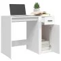 Weißer Sperrholzschreibtisch 100x49x75 cm von vidaXL, Schreibtische - Ref: Foro24-816784, Preis: 79,44 €, Rabatt: %