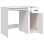 Weißer Sperrholzschreibtisch 100x49x75 cm von vidaXL, Schreibtische - Ref: Foro24-816784, Preis: 80,45 €, Rabatt: %