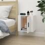 Mueble para TV de pared blanco brillante 40x34,5x40 cm de vidaXL, Muebles TV - Ref: Foro24-816644, Precio: 29,60 €, Descuento: %
