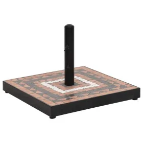 Terracotta and white square umbrella base 12 kg by vidaXL, Umbrella bases - Ref: Foro24-362226, Price: 73,69 €, Discount: %