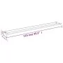 Estante de pared de ducha aluminio blanco 115 cm de vidaXL, Accesorios para el baño - Ref: Foro24-153628, Precio: 40,31 €, De...