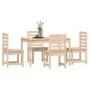 Juego de comedor de jardín 5 piezas madera maciza de pino de vidaXL, Conjuntos de jardín - Ref: Foro24-3154683, Precio: 269,2...