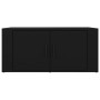 Mesa de centro madera contrachapada negro 80x50x36 cm de vidaXL, Mesas de centro - Ref: Foro24-816513, Precio: 55,68 €