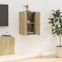 TV-Wandschrank aus Sonoma-Eiche, 40 x 34,5 x 60 cm von vidaXL, TV-Möbel - Ref: Foro24-816662, Preis: 37,93 €, Rabatt: %