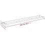 Estante de pared de ducha aluminio cromado 100 cm de vidaXL, Accesorios para el baño - Ref: Foro24-153622, Precio: 55,33 €, D...