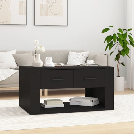 Mesa de centro madera contrachapada negro 80x50x40 cm de vidaXL, Mesas de centro - Ref: Foro24-816529, Precio: 79,48 €, Descu...