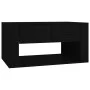 Couchtisch aus schwarzem Sperrholz, 80 x 50 x 40 cm von vidaXL, Couchtisch - Ref: Foro24-816529, Preis: 78,57 €, Rabatt: %