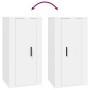 Weißer TV-Wandschrank 40x34,5x80 cm von vidaXL, TV-Möbel - Ref: Foro24-816672, Preis: 46,03 €, Rabatt: %