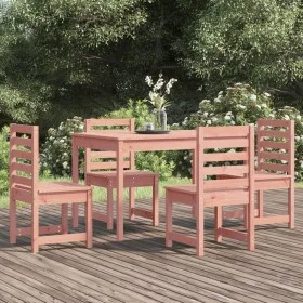 Douglas solid wood 5-piece garden dining set by vidaXL, Garden sets - Ref: Foro24-3154688, Price: 287,07 €, Discount: %