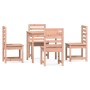 Douglas solid wood 5-piece garden dining set by vidaXL, Garden sets - Ref: Foro24-3154682, Price: 265,38 €, Discount: %